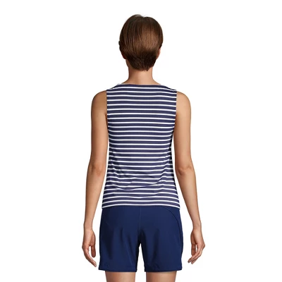 Lands' End Women's High Neck UPF 50 Modest Tankini Top Swimsuit 1 Lands' End Women's High Neck UPF 50 Modest Tankini Top Swimsuit