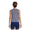 Lands' End Women's Long Chlorine Resistant High Neck UPF 50 Sun Protection Modest Tankini Swimsuit Top