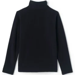 Lands' End School Uniform Kids Lightweight Fleece Quarter Zip Pullover