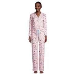 Lands' End Women's Plus Size Comfort Knit Pajama Set Long Sleeve Top And Pants -Clothing store GUEST 9dcff1f4 2f46 4c3c 94b9 b2af19bb6c00