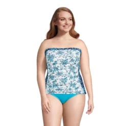 Lands' End Women's Strapless Bandeau Tankini Top Swimsuit With Removable And Adjustable Straps -Clothing store GUEST 9dfd1c98 0b36 4b6d 8aad 207aed7dabe1