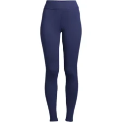 Lands' End Women's Tall High Rise Serious Sweats Fleece Lined Pocket Leggings -Clothing store GUEST 9e41576b 2fbb 4979 9339 e31500c6a6f7