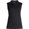Lands' End Women's Tall Sleeveless Supima Cotton Polo Shirt