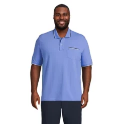 Lands' End Men's Short Sleeve Comfort First Solid Mesh Polo With Pocket -Clothing store GUEST 9f7ac490 b36e 4a94 aa9a 320b134edef9