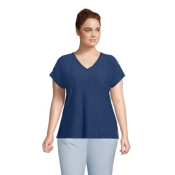 Lands' End Women's Short Sleeve Performance Dolman Top