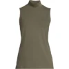 Lands' End Women's Lightweight Jersey Sleeveless Mock