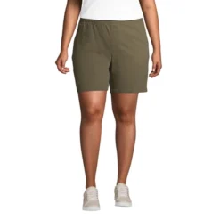 Lands' End Women's Pull On 7" Knockabout Chino Shorts -Clothing store GUEST a1a40588 853e 4f3e b568 c05766bbccdc