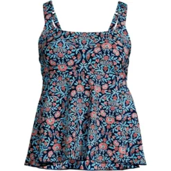 Lands' End Women's Flutter Scoop Neck Tankini Top Comfort Adjustable Straps -Clothing store GUEST a1d9036f 4fde 4674 8dee 3731143602bb