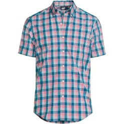 Lands' End Men's Traditional Fit Short Sleeve Essential Lightweight Poplin -Clothing store GUEST a25511b0 8525 407a 809c ccf87ae34dd0