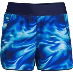 Lands' End Women's 3" Quick Dry Elastic Waist Board Shorts Swim Cover-up Shorts With Panty -Clothing store GUEST a4ac05b7 b36e 444c a471 764b43dc16fd