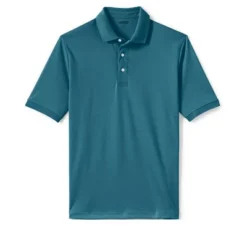 Lands' End Men's Short Sleeve Super Soft Supima Polo Shirt
