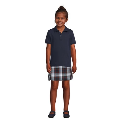 Lands' End School Uniform Kids Short Sleeve Tailored Fit Interlock Polo Shirt 2 Lands' End School Uniform Kids Short Sleeve Tailored Fit Interlock Polo Shirt - Image 2