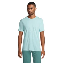 Lands' End Men's Short Sleeve Cotton Linen Tee -Clothing store GUEST a774bdee 06d4 4ad0 9cdf c8a42921ec52