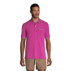 Lands' End Men's Short Sleeve Comfort First Solid Mesh Polo With Pocket -Clothing store GUEST a7f2b079 84a8 434a 8340 0d106562ea13