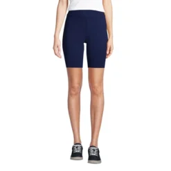 Lands' End Women's High Rise Starfish 9" Bike Shorts -Clothing store GUEST a8412dec 0e44 4b06 a7d4 000513970b59