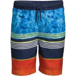 Lands' End Boys Slim Printed Volley Swim Trunks -Clothing store GUEST a8da66a7 9e30 4171 ba8d 2b15e8344f0f