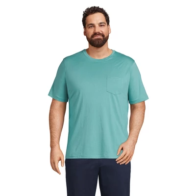 Lands' End Men's Short Sleeve Supima Tee With Pocket 3 Lands' End Men's Short Sleeve Supima Tee With Pocket - Image 3