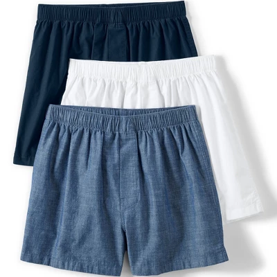 Lands' End Men's Poplin Boxers (3-pack) 7 Lands' End Men's Poplin Boxers (3-pack) - Image 7