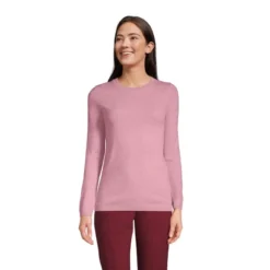 Lands' End Women's Cashmere Crewneck Sweater -Clothing store GUEST abeabf0c 9ab5 4317 adb5 f97a1a89e779