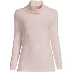 Lands' End Women's Long Sleeve Wide Rib Turtleneck -Clothing store GUEST ac893e54 ecfd 4f7d b596 77883aa1f834