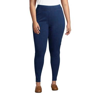 Lands' End Women's Starfish Mid Rise Knit Leggings 7 Lands' End Women's Starfish Mid Rise Knit Leggings - Image 7
