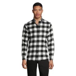Lands' End Men's Traditional Fit Flagship Flannel Shirt -Clothing store GUEST adddc11a ab0f 41f1 8608 687bcdbb818e