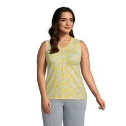 Lands' End Women's Light Weight Trimmed Tank Top -Clothing store GUEST ae136615 fd66 401b 8aaf e79d8c58ebdb