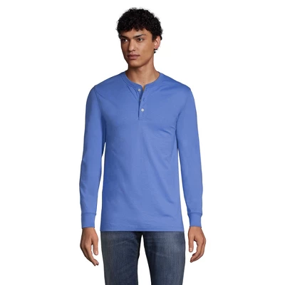 Lands' End Men's Super-T Long Sleeve Henley Shirt 10 Lands' End Men's Super-T Long Sleeve Henley Shirt - Image 10