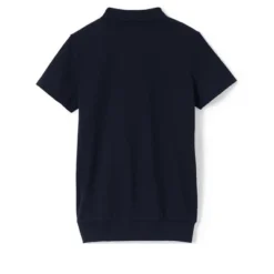 Lands' End School Uniform Big Kids Short Sleeve Banded Bottom Polo Shirt