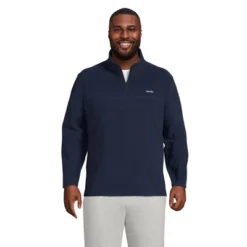 Lands' End Men's Fleece Quarter Zip Pullover -Clothing store GUEST afd1f20d 701e 41d4 8bff 22b4614d2d0c