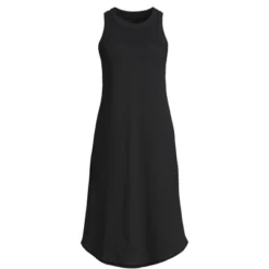 Lands' End Women's Cotton Rib Sleeveless Midi Tank Dress -Clothing store GUEST b14a2948 b5f3 4382 8e9a 82601647fe96
