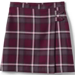 Lands' End School Uniform Girls Slim Plaid A-line Skirt Below The Knee -Clothing store GUEST b20bd818 ec93 4606 a55a b8683e05b1c2