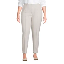 Lands' End Women's High Rise Bi Stretch Pintuck Pencil Ankle Pants -Clothing store GUEST b2466c97 e3c3 49a7 8254 9cfd5822d858