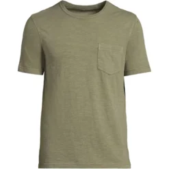Lands' End Men's Short Sleeve Garment Dye Slub Pocket Tee -Clothing store GUEST b2babbf9 9604 40e8 8edd a32be458055c