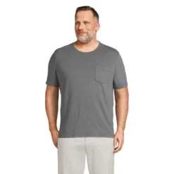 Lands' End Men's Short Sleeve Garment Dye Slub Pocket Tee -Clothing store GUEST b2bd672c 8f4e 4156 8cf0 26a77df6390a