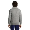 Lands' End Men's Cotton Blend Cable Shawl Cardigan Sweater