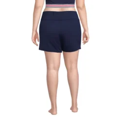 Lands' End Women's Chlorine Resistant 5" Swim Short With Panty