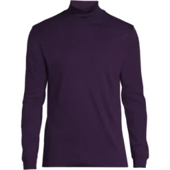 Lands' End Men's Super Soft Supima Mock Turtleneck -Clothing store GUEST b47780e7 2c5b 488a a8ff d9b12cfef328