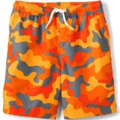 Lands' End Boys Slim Printed Volley Swim Trunks -Clothing store GUEST b4f6fac6 75b8 4c22 9535 0540b95aa4e9