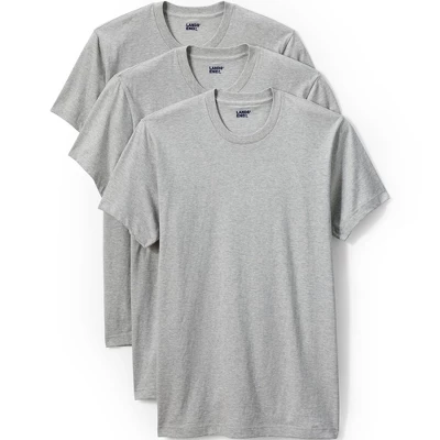 Lands' End Men's Crewneck Undershirt 3 Pack 5 Lands' End Men's Crewneck Undershirt 3 Pack - Image 5