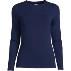 Lands' End Women's Plus Size Long Sleeve Lightweight Jersey Crew Neck Top -Clothing store GUEST b730940a 25cd 4226 b8e1 a71b9542fe6c