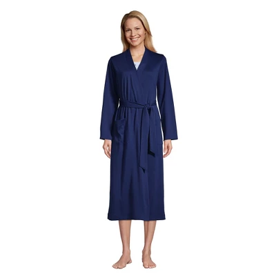 Lands' End Women's Supima Cotton Long Robe 3 Lands' End Women's Supima Cotton Long Robe - Image 3