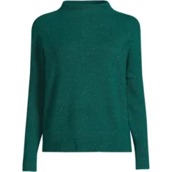 Lands' End Women's Cashmere Funnel Neck Sweater -Clothing store GUEST b7ba94a3 72fa 420a b7f7 33da98df930d