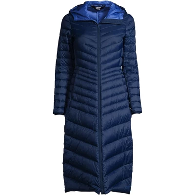 Lands' End Women's Plus Size Wanderweight Ultralight Packable Maxi Down Coat 4 Lands' End Women's Plus Size Wanderweight Ultralight Packable Maxi Down Coat - Image 4