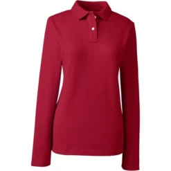 Lands' End School Uniform Women's Long Sleeve Feminine Fit Mesh Polo Shirt -Clothing store GUEST b99950e8 ddc0 46c6 b73a 9b6f1d990bb1