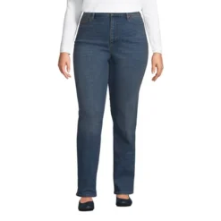 Lands' End Women's Recover High Rise Straight Leg Blue Jeans 11 Lands' End Women's Recover High Rise Straight Leg Blue Jeans -Clothing store GUEST b9e3bd24 bdc1 4b53 a772 00004ee720f7
