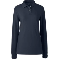 School Uniform Young Women's Long Sleeve Mesh Polo Shirt -Clothing store GUEST b9f68f2e 403e 4e2b 9f13 e4506cac5ca0