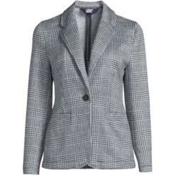 Lands' End Women's Sweater Fleece Blazer Jacket - The Blazer -Clothing store GUEST ba24631f 8cb2 4ef6 9e79 cdf1ea0fa035
