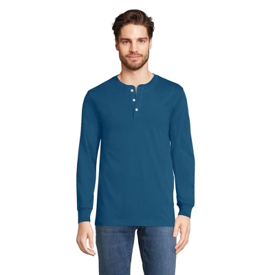 Lands' End Men's Super-T Long Sleeve Henley Shirt 13 Lands' End Men's Super-T Long Sleeve Henley Shirt - Image 13