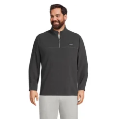 Lands' End Men's Fleece Quarter Zip Pullover -Clothing store GUEST bb193947 7812 462d 8c28 8b8dfc044581